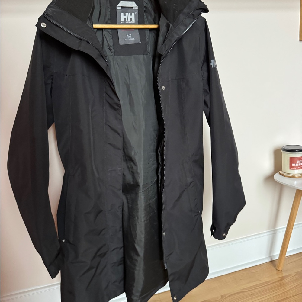 Helly Hansen “Aden” Black Raincoat